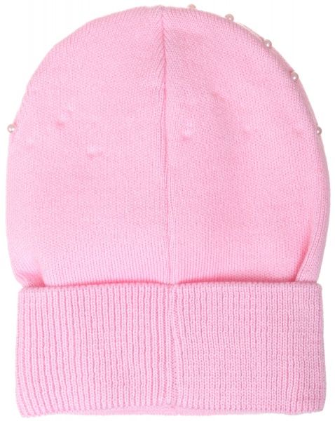 Шапочка дитяча для дівчинки Kraft+ 9717 р.50-52 бордовий із бузковим 