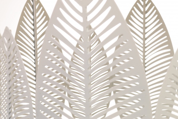 Стол журнальный Marina1 стекло/металл белый 520x540x560мм 