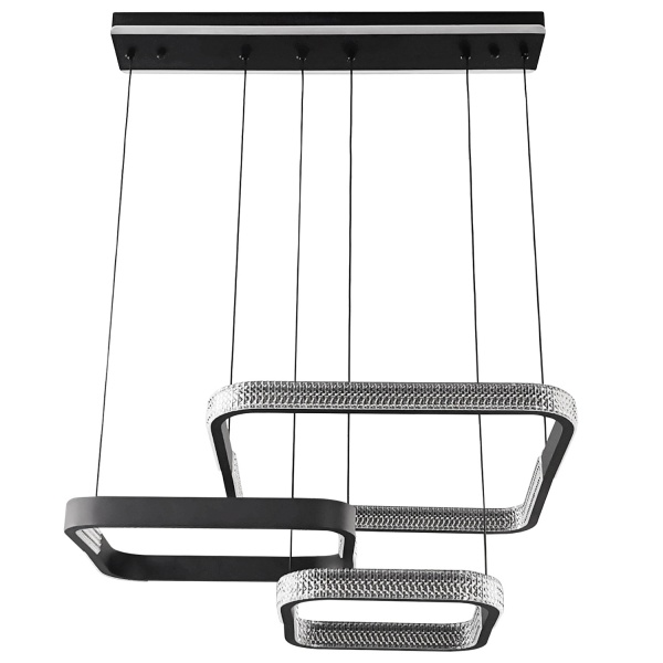 Люстра светодиодная Victoria Lighting с пультом д/у 120 Вт черный Zeus/SP3 black 
