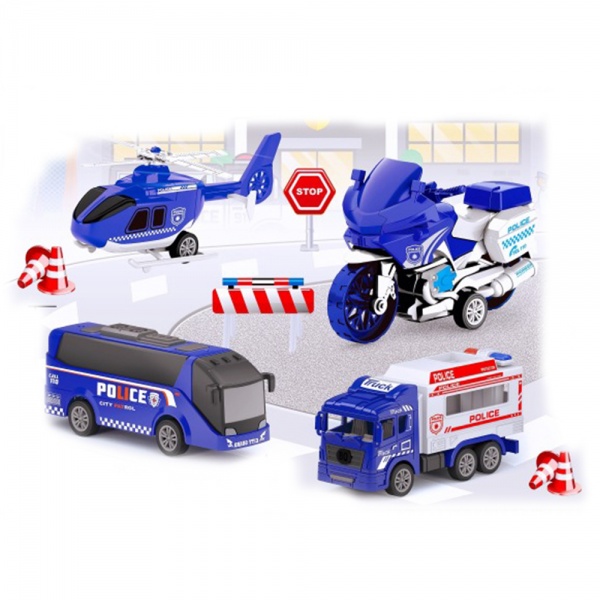 Ігровий набір Shantou Поліцейські машинки BQ600-5