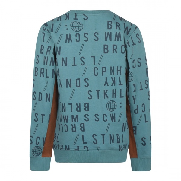 Реглан для хлопчика NWM р.128 зеленувато-блакитний U44168-1 