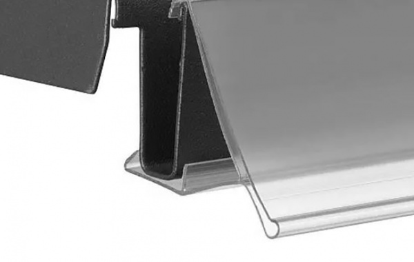 Цінникотримач профільний POS STORE LS 39 1238 мм. прозорий 10 од. 