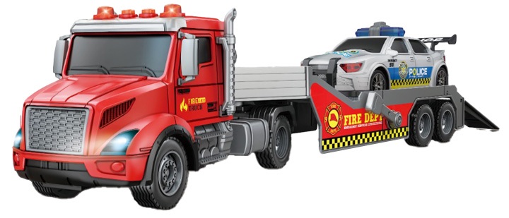 Ігровий набір CARS S 2в1 Трал і поліцейська машина (інерція, звук, світло) CJ-4533953