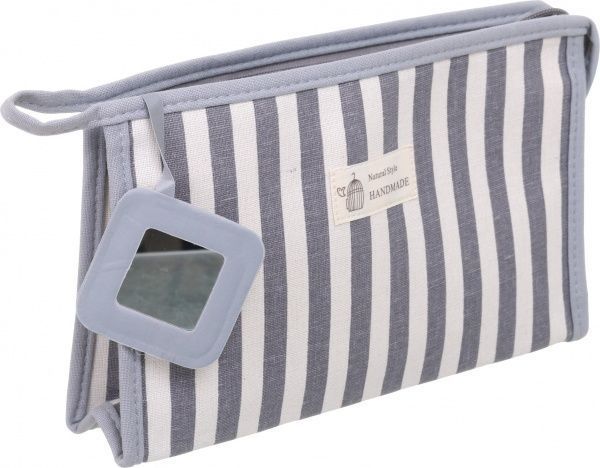 Косметичка Полоска Макси B5111 серый 