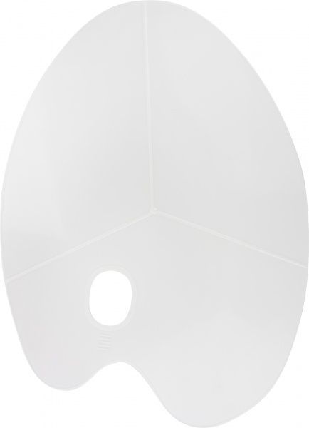 Палітра пластикова овальна плоска