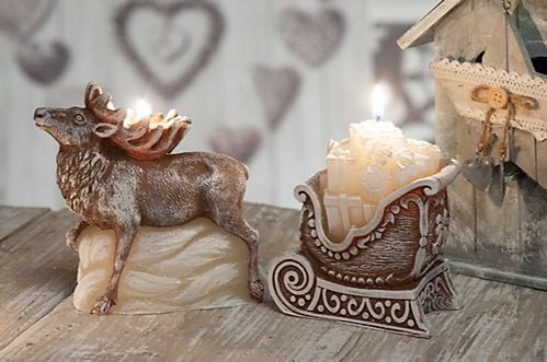 Свеча Сани с подарками Bartek Candles