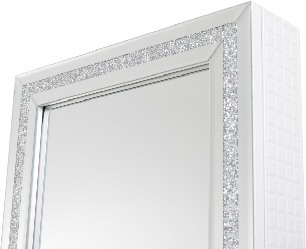 Напольное зеркало с секцией для хранения аксессуаров A3637 3600x12300 мм белый 