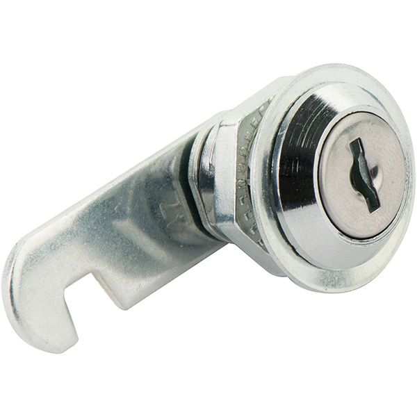 Замок мебельный врезной с зацепом KL-103-20 хром