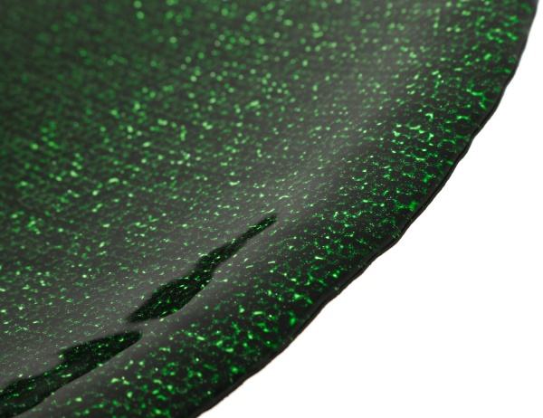 Блюдо Seta 33 смарагдове Dekor Cam 