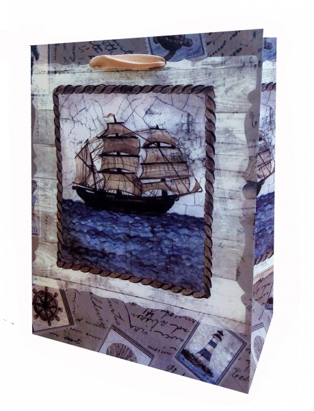 Пакет подарочный 18х23 см в ассортименте Happycom International