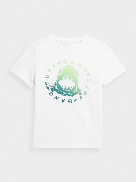 Футболка 4F 4FJSS23TTSHM283-10S р.164 белый