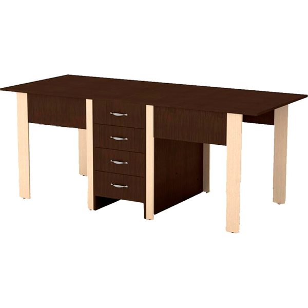 Стол-книжка Компанит 3 венге комби