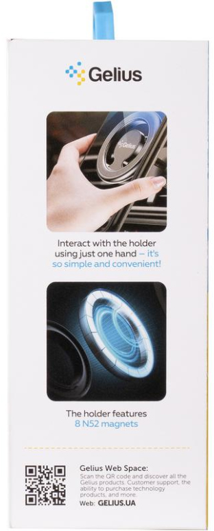Автодержатель Gelius MagClump GP-CH021 Magnetic черный