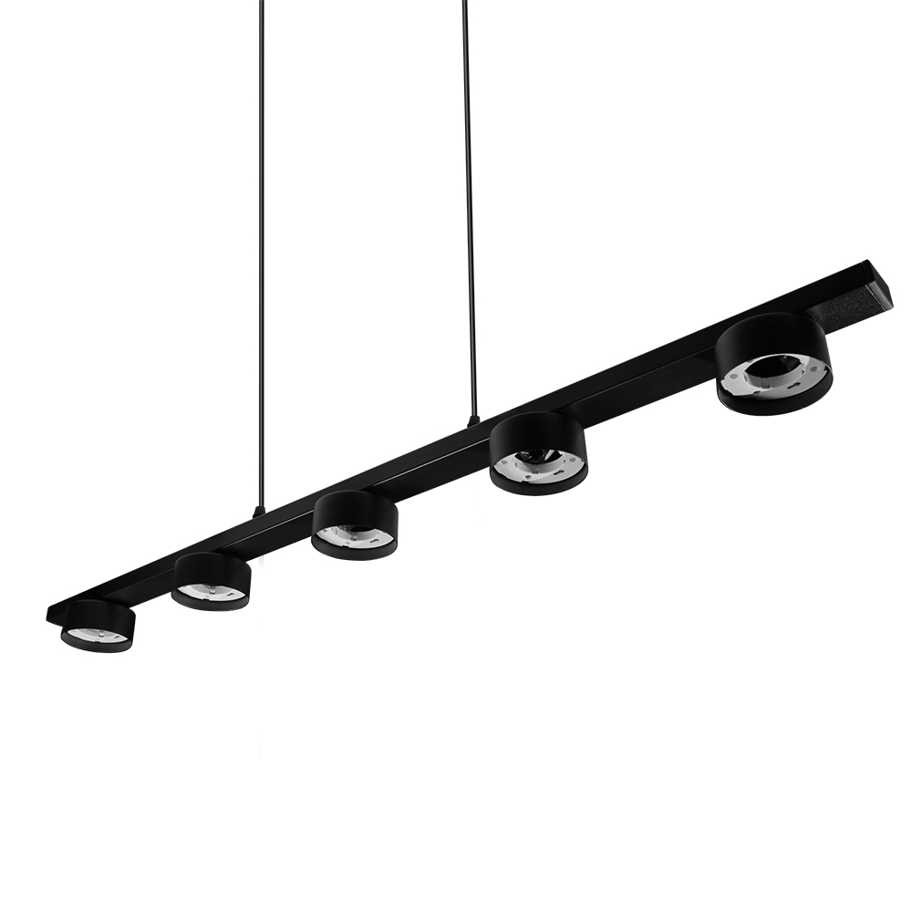 Світильник підвісний LIGHT SET PERLYNA 5xGX53 чорний