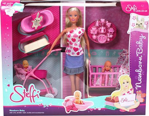 Кукольный набор Simba Штеффи с младенцем 5730861