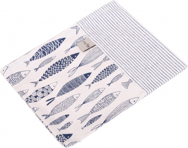 Серветка La Nuit синя смужка 35x45 см синій 