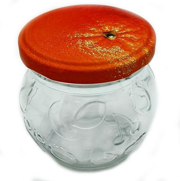 Банка для консервування з металевою кришкою твіст-оф Фрукти 200 мл