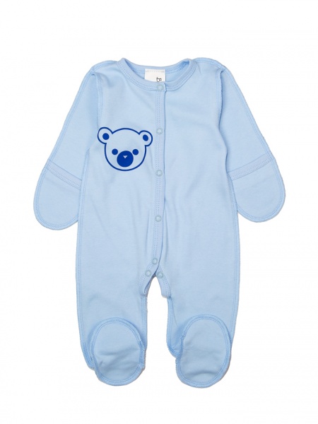 Комбінезон для хлопчика Bambinelli Ведмедик р.56 блакитний 