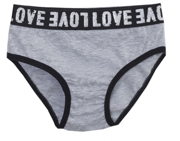 Труси для дівчаток KOSTA р.122–128 сірий меланж 2664-10 