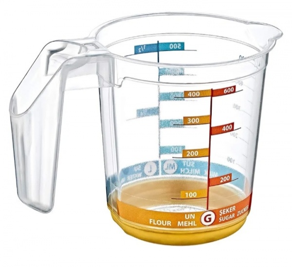 Мерная кружка с ручкой 500 мл HU-110 PlastArt