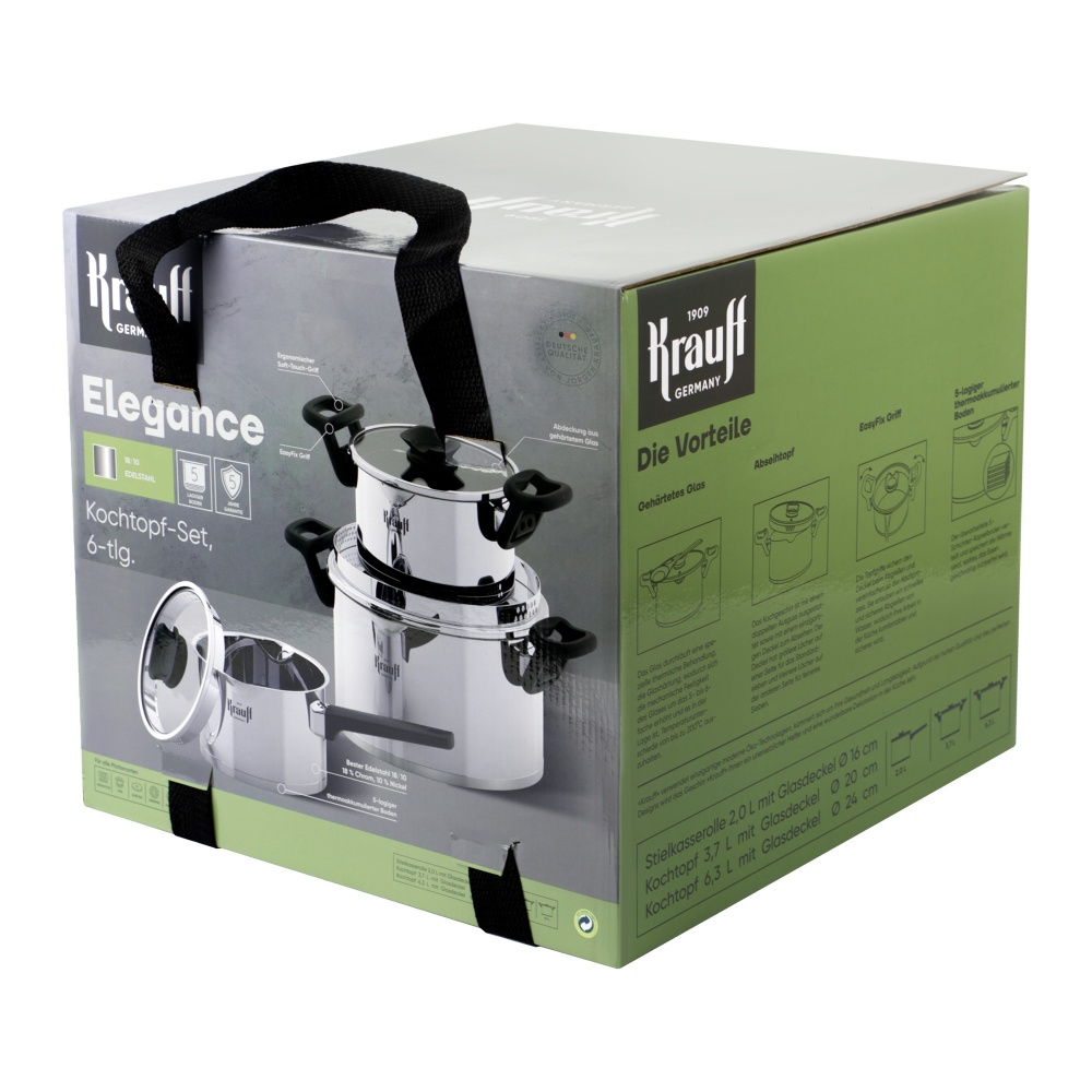 Набор кастрюль Krauff Elegance 6 предметов 26-247-025