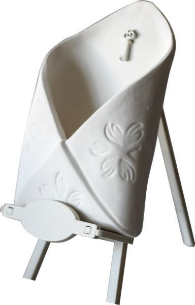 Конверт керамический декоративный белый Дон Пион