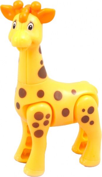 Іграшка-тріскачка Kiddieland Дикі звірі Жираф 057018