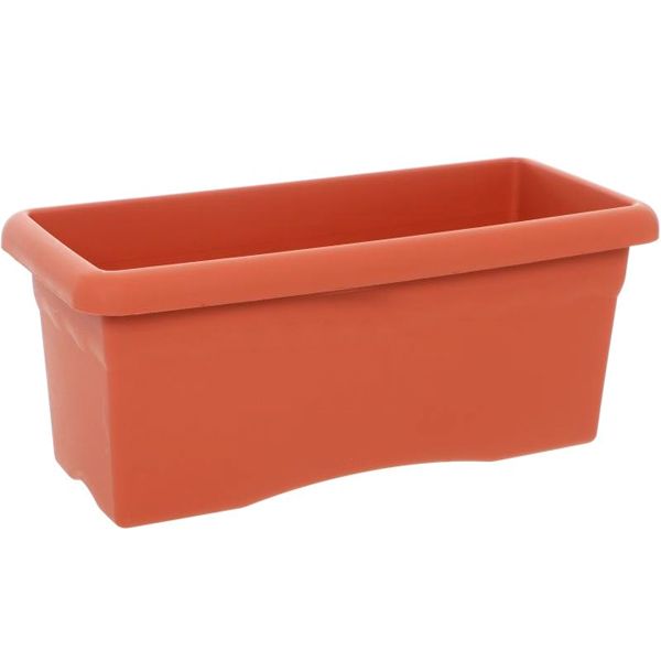 Горшок пластиковый Plastiken Maceta TES прямоугольный 14л терракот 