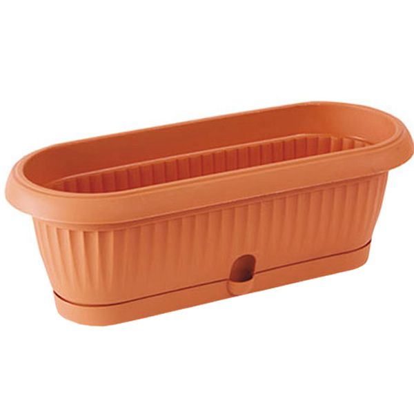 Горщик пластиковий Prosperplast Теrra Nova для кактусів 31,6 см 15009 овальний теракот (15009) 