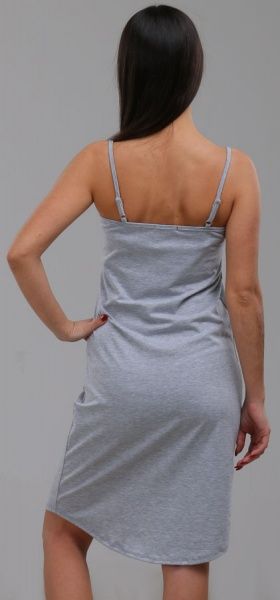 Нічна сорочка Levtam Ніжність р. L сірий 