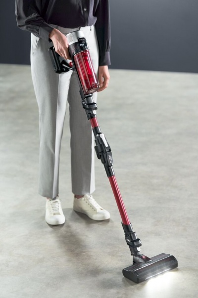 Пылесос аккумуляторный Rowenta X-Force 9.6 Animal RH2079WO black/red 