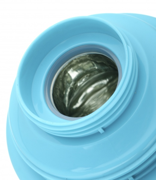 Термос Mercury со стеклянной колбой голубой 1800 мл Flamberg Smart Kitchen