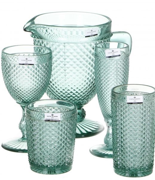 Кувшин Bicos Cinza мятный 1 л 49000115 Vista Alegre