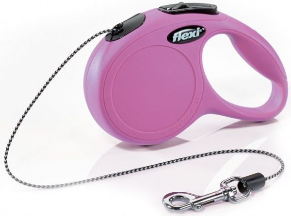 Повідець-рулетка Flexi CAT XS рожевий до 8 кг 3 м