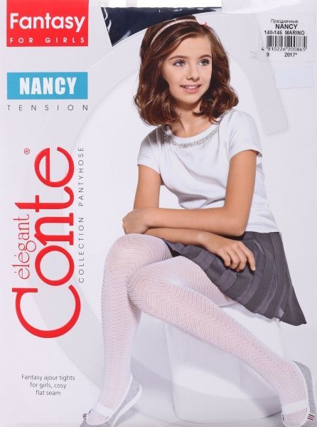 Колготки детские Conte-Kids Ce Nancy Marino р.140-146 темно-синий 