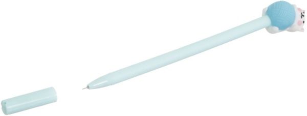 Ручка гелевая Игривый котенок голубой 