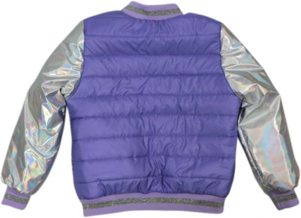 Бомбер DaNa-kids для девочки Сияние р.116 светло-сиреневый 52061 