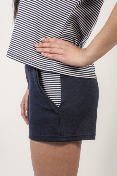 Комплект женский Flis clothes р. L бело-синий 