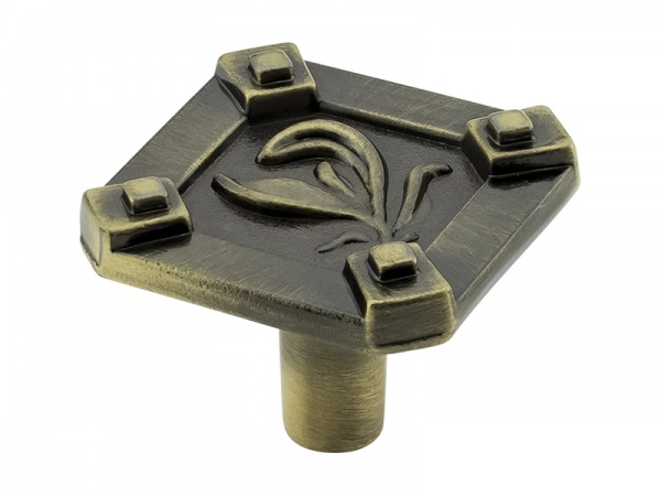 Ручка-кнопка накладна DC KR 56 AB латунь