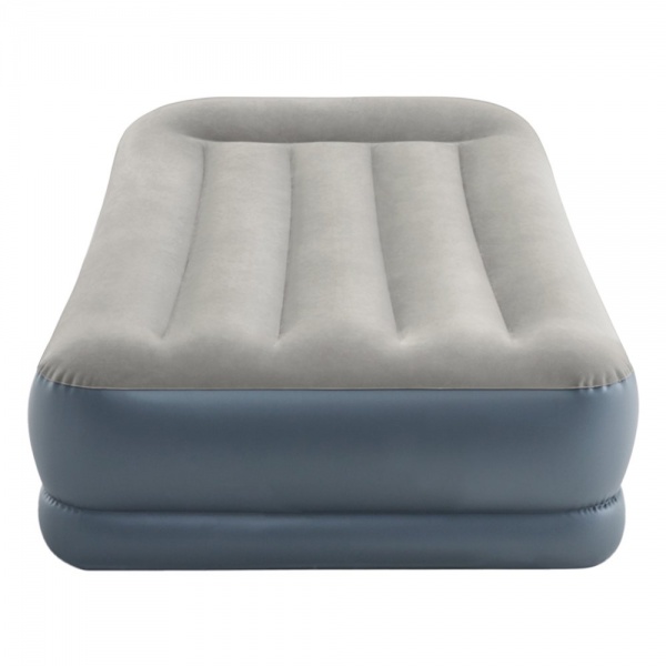 Надувная кровать Intex 64116, 99 х 191 х 30 см, встроенный электронасос. Односпальная