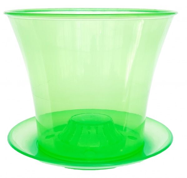 Подставка Омела Орхидея круглый прозрачный зеленый 