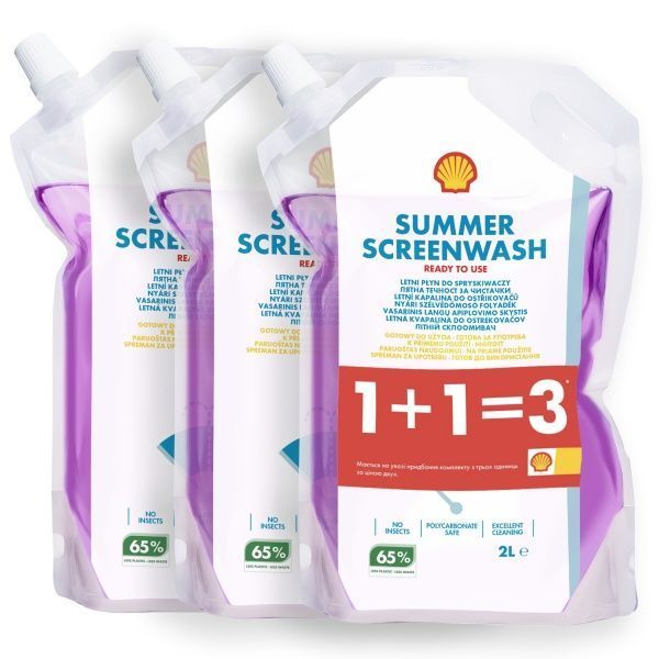 Омивач скла SHELL ПРОМО 1+1=3 літо 6л 
