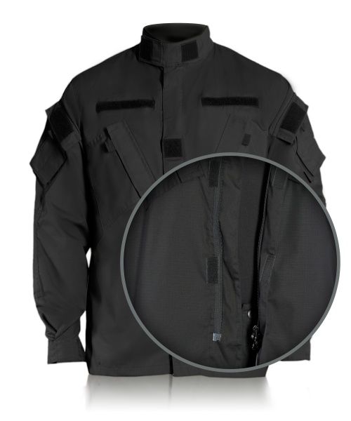 Костюм Торнадо «КОМБАТ» черный на молнии XL