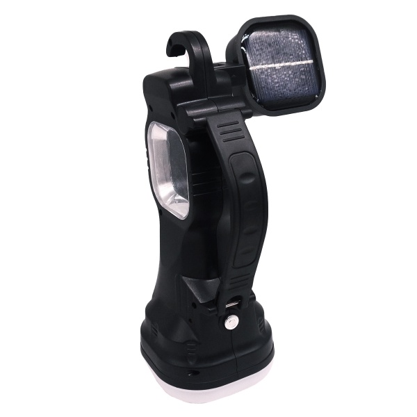 Фонарь кемпинговый Quantum QM-FL3020 перезарядный Stalker 3W LED+COB solar с USB