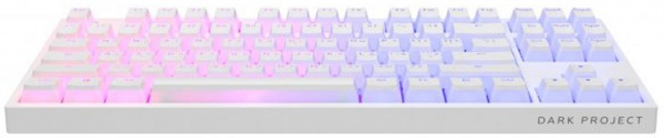 Клавіатура ігрова Dark Project KD87A Pudding Gateron Mechanical Cap Teal (DP-KD-87A-107700-GTC) white 
