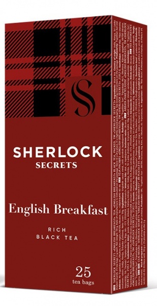 Чай черный Sherlock Secrets English breakfast 25 шт. 50 г 