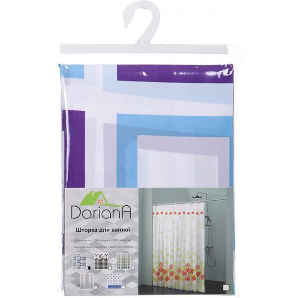 Шторка для ванны Dariana 180х200 см JG-004-9
