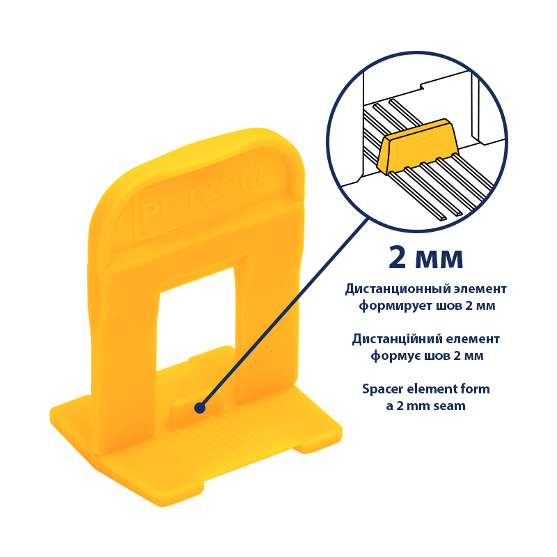 Основа СВП Plitkom 2 мм 500 шт./уп (110700)