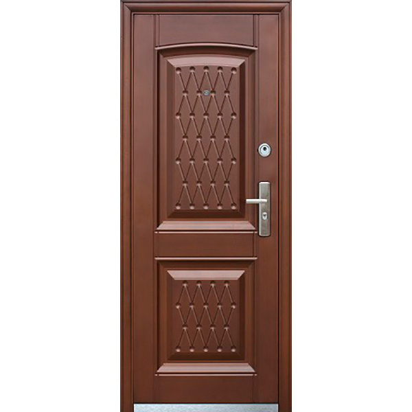 Дверь входная Tarimus К777-2 коричневый 2050x960мм левая