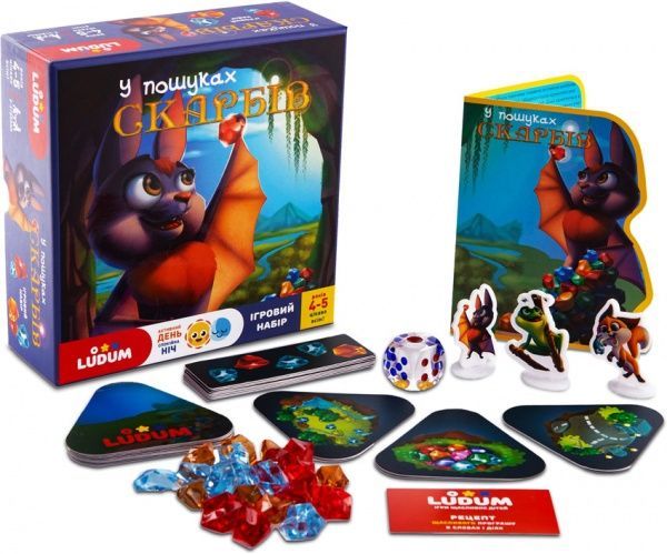 Игра настольная Ludum В поисках сокровищ (игра/рассказ/аудиосказка) LD1046-55